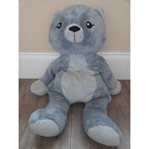 Hugimals Logan the Blue Cat Weighted Plush -Calming Sensory Toy 4.5 lbs Huggable